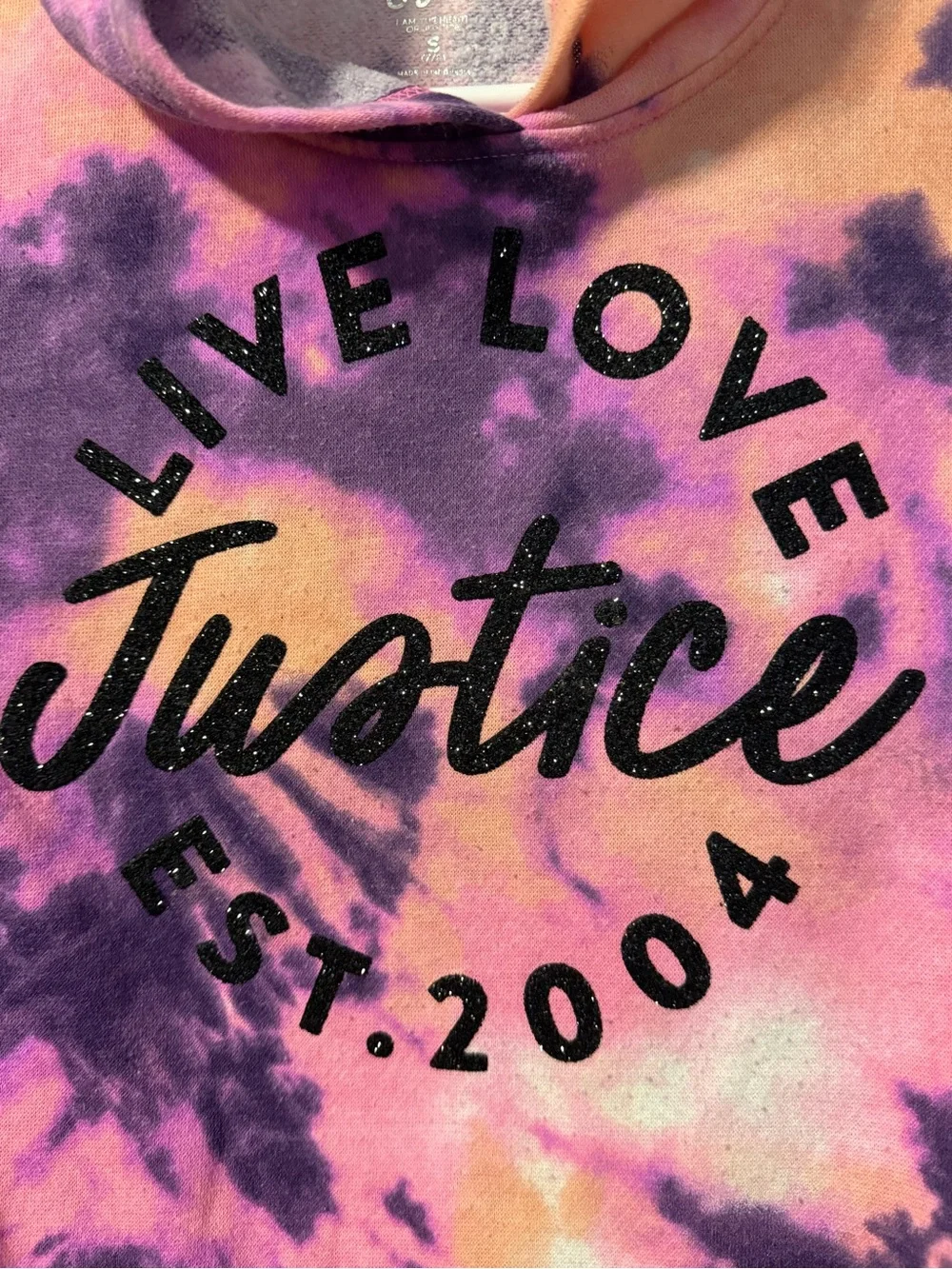 Kids Tie-Dye Hooded Sweatshirt